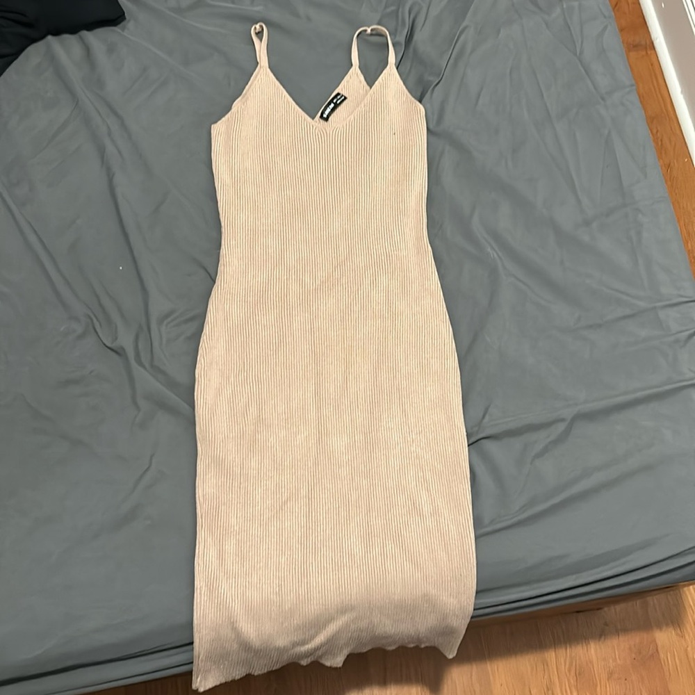 SHEIN nude dress